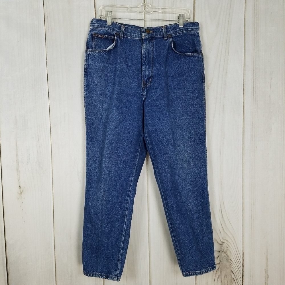Vintage 80s Chic High Waist Mom Jeans Plus Size 18 Petite